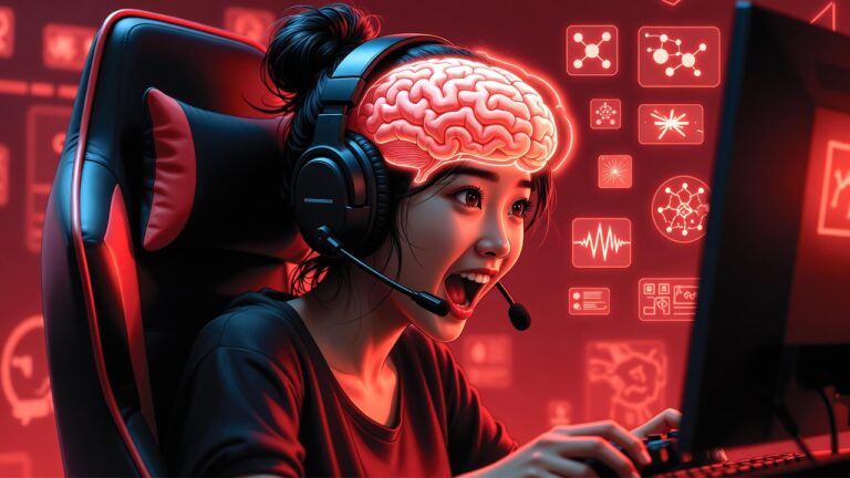 Kenapa Kita Ketagihan Game? Ini Penjelasan Psikologi Otak/ ilustrasi by Matador168 studio artofdharma